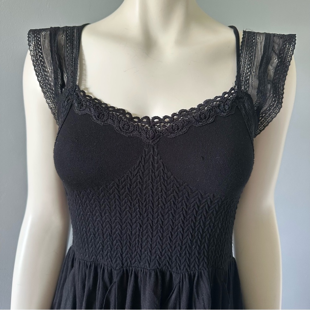Free People Miss Mini Dress Black Size XS - Picture 10 of 11